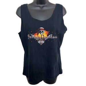 Harley-Davidson Pirate Grand Cayman Souvenir Tank Top Women's Size XL